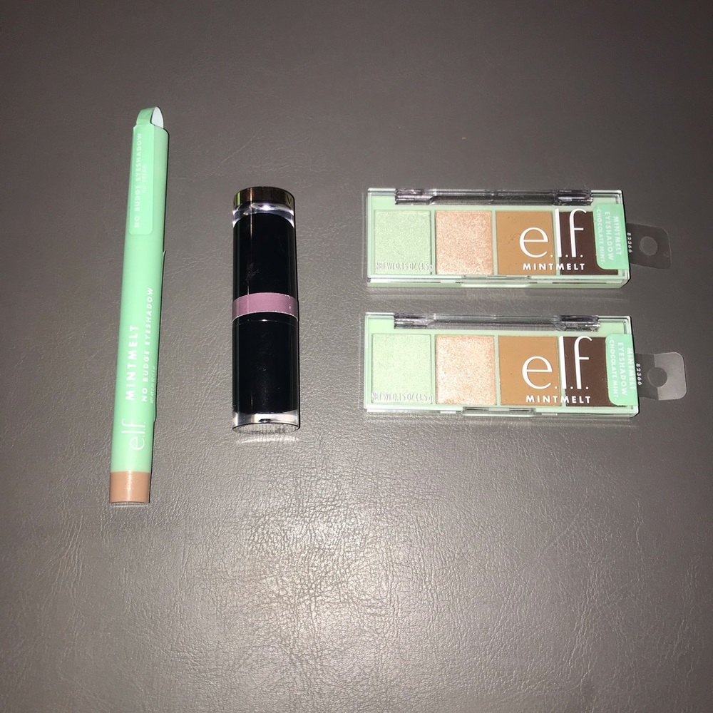 ELF EYESHADOWS, REVLON LIPSTICK
